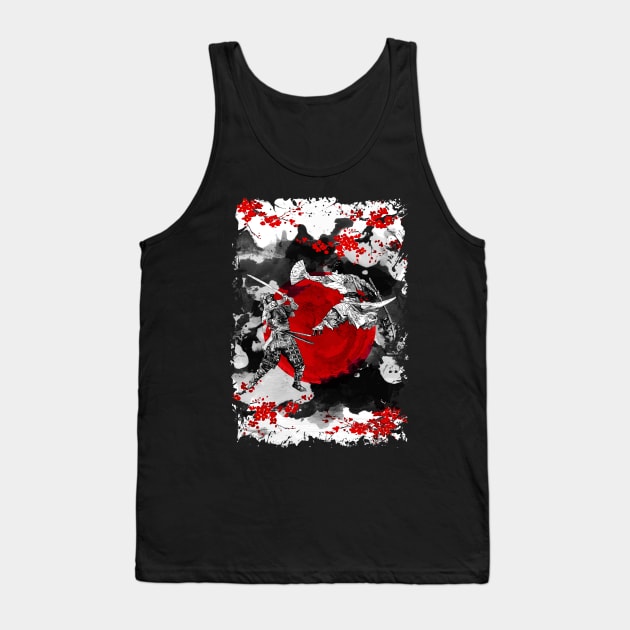 Samurai Fighting Tank Top by juyodesign